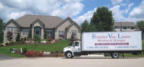Call Frontier Van Lines for a free moving quote.
