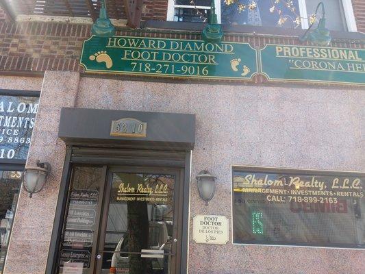 Dr. Howard S. Diamond 52-10 108 Street  Corona NY 11368 (First Floor)