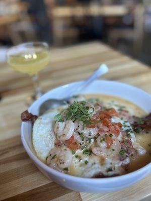 Shrimp and grits was delicious