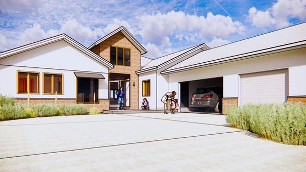 Colorado spec home design iteration