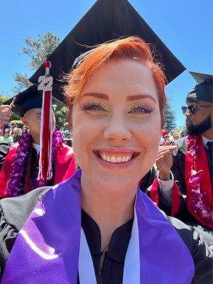 Fun glam with purple!