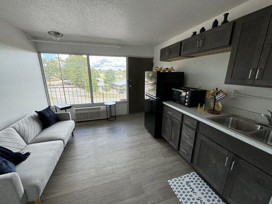 Newly remodeled, clean and fresh.