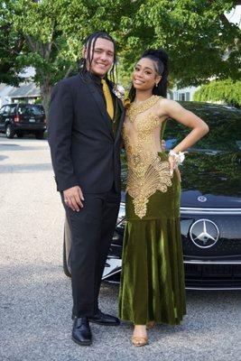 Both of these outfits is because of Bellmore II cleaners and alterations