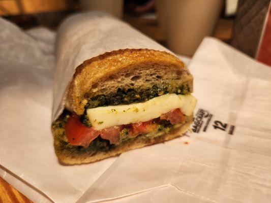 Little Sky Bakery - Caprese sandwich