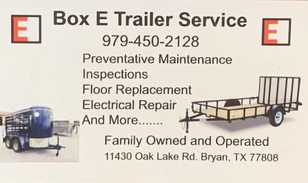 Box E Trailer Services
