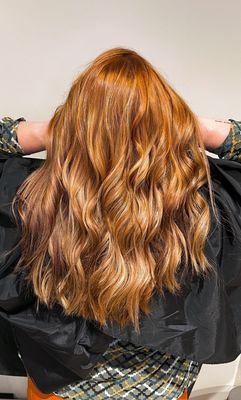 Beautiful red with highlights