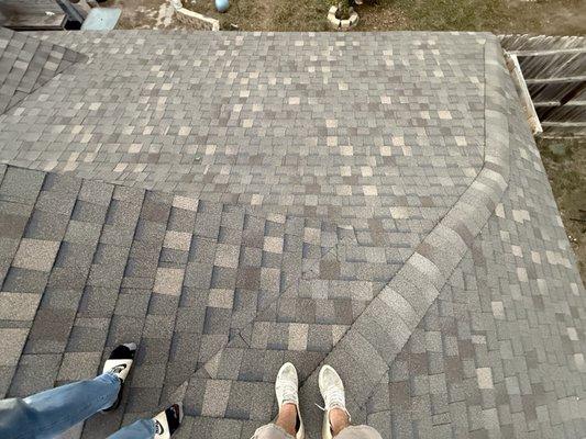 Roof only thing repaired