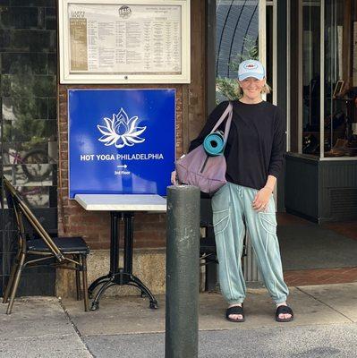 Cool urban location, up three flights of stairs!