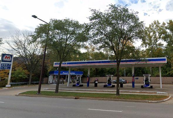 Hidden under the elms....