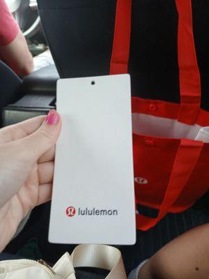 My new lulu shirt for $68