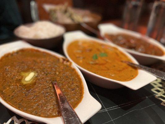 Dal Makhani, Masala Methi Paneer
