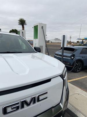 Ev charging station worked really well Van Horn, Texas