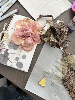 Art journal I made in class