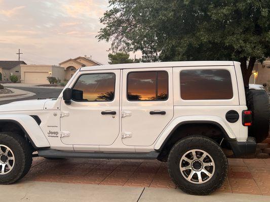 After a fun day in the dirt