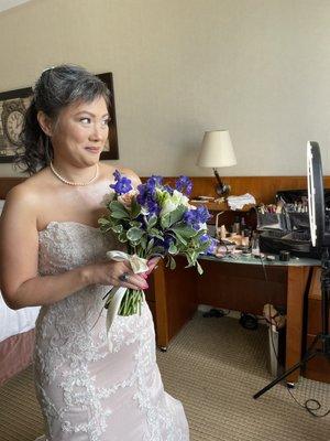 Wedding in Trinity church downtown Wall Street