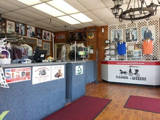 We are expert for the RUG, DRAPERY, WEDDING GOWN.