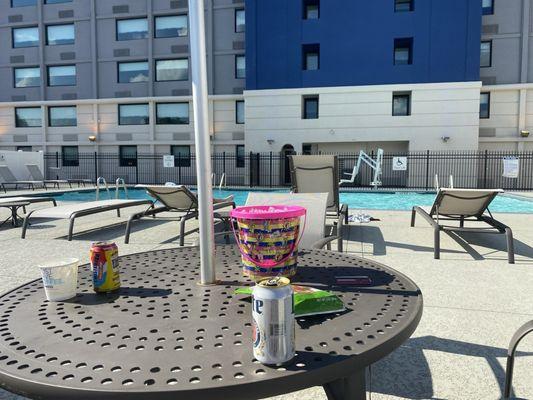 Pool area