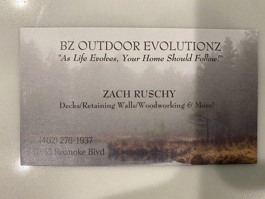 BZ Outdoor Evolutionz