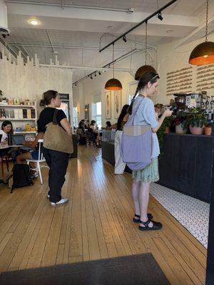 Interior and counter