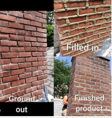 Before and after Chimney