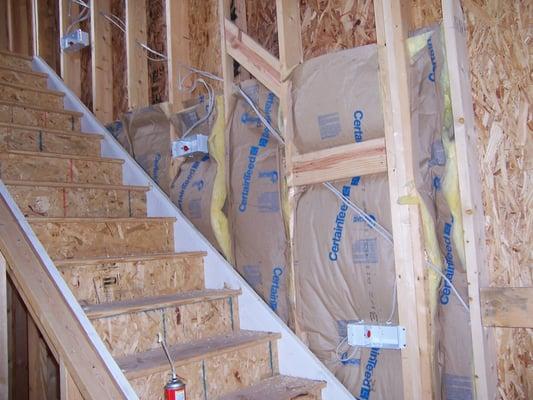 Step lighting installed by Griffie Electric