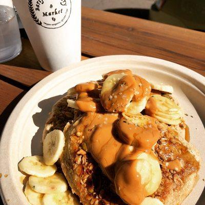 Chunky monkey pancakes