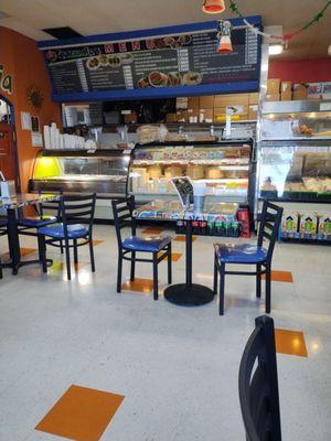 The back part of the store where the cooking magic happens.