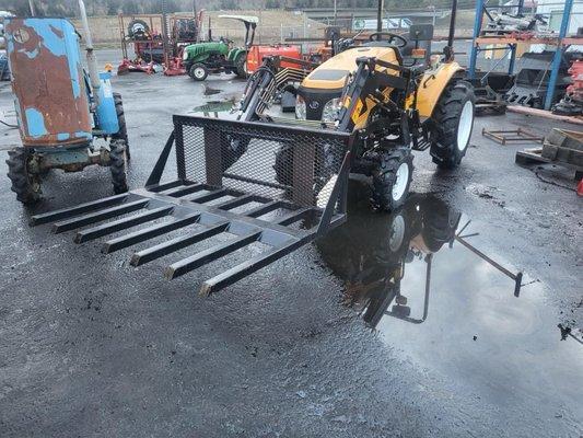 That's my new tractor.