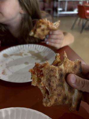 We fold our pizza in NY!