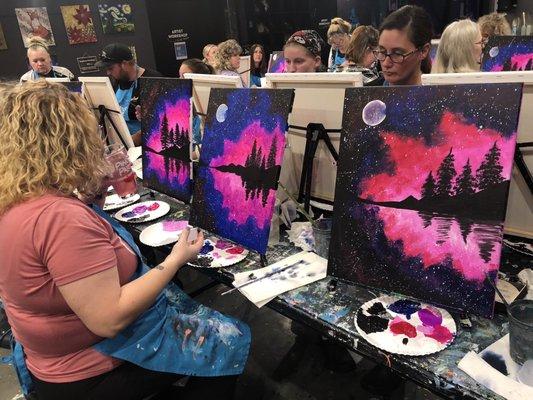 Painting's from earlier in Nov 22