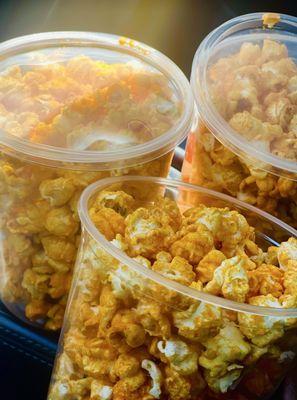 Memphis Heat, Spicy Cheddar, Chicago Mix