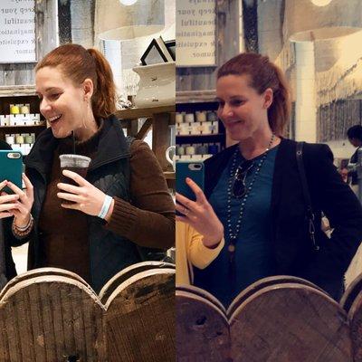 6 months difference of transforming into shape.