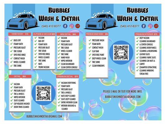 Bubbles Wash & Detail