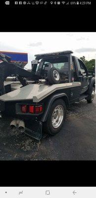 We have a wrecker and a rollback ready for your tow