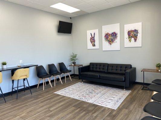 We want you to feel at home in our office.