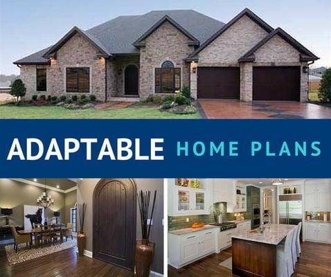 Adaptable Home Plans and Floor Plans