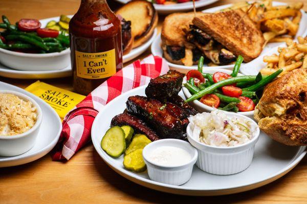 A photo of our ribs to entice you to come and eat with us.