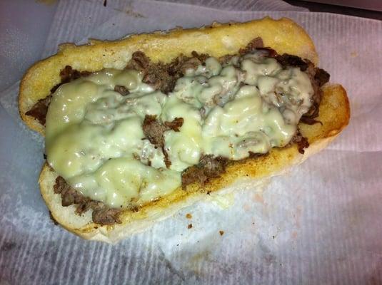 Shaved homemade roast beef used for the Philly!!