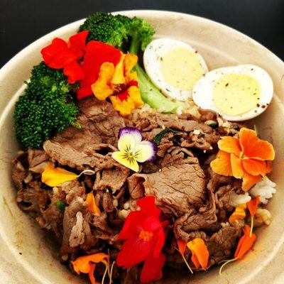 Teri beef bowl