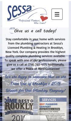 Sessa's Plumbing & Heating