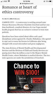 Mahakian G Charles,  MD