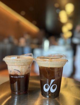 cold brew w/Guava cold foam & Yuzu Cold drip