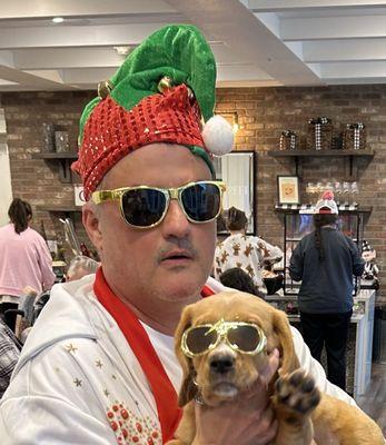 Stevie Links can do Elvis too! Gotta be flexible to care-give!