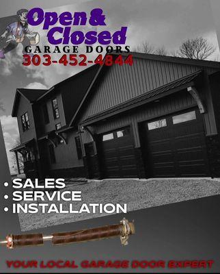 Open & Closed Garage Doors