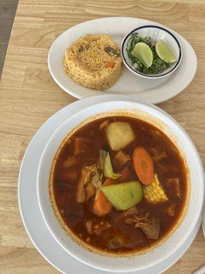 Sopa mondongo $15