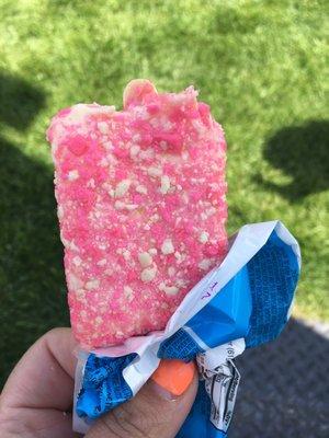 Ice cream man came through