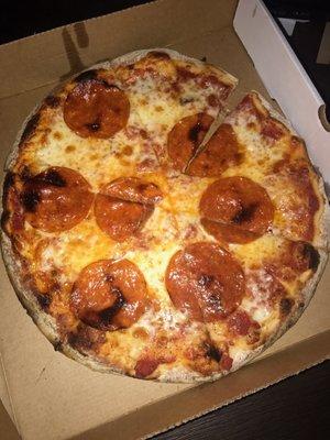 The pepperoni .... delicious!