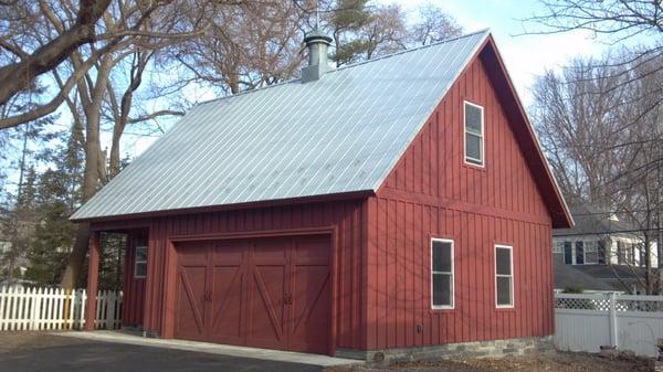 New Garage Construction In Edina