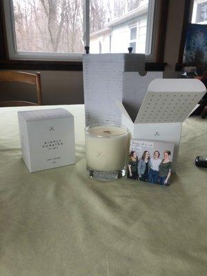 These candles come well packaged and are individually boxed with a personally written Thank You from the CEO.
