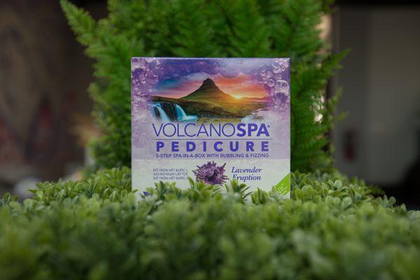 Wonderful Lavender Scent Volcano Spa Pedicure